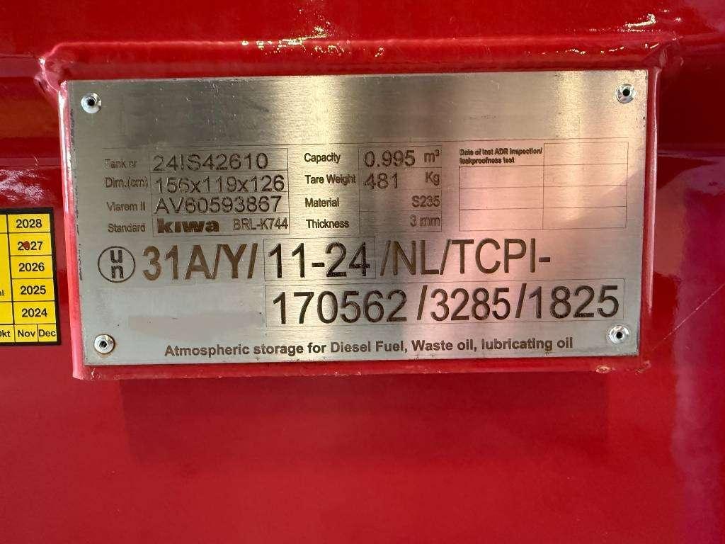 New Diesel Fuel Tank 995 Liter - DPX-31021 Depósito Foto 6