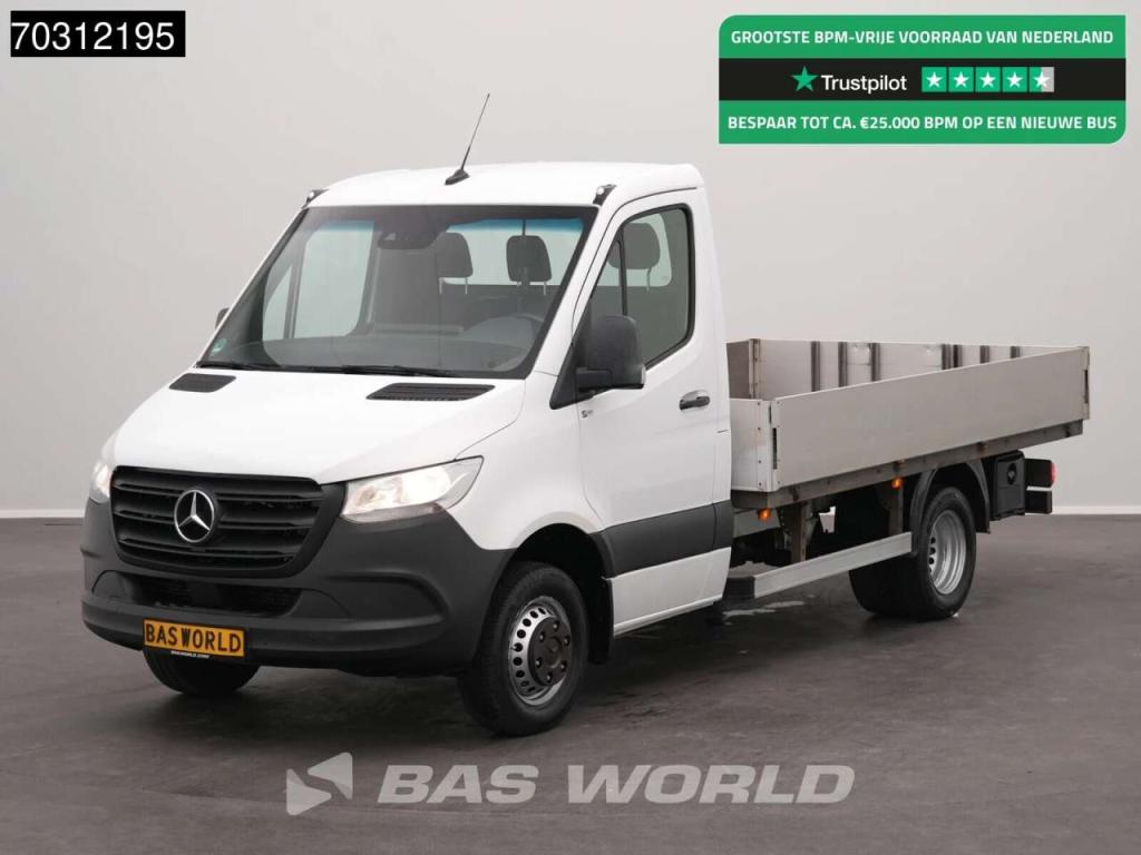 Mercedes-Benz Sprinter 516 CDI Automaat Dubbellucht 160PK Open Laadbak Navi Airco Cruise Standkachel Euro6 Pritsc Foto 1