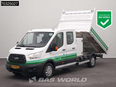 Ford Transit 130pk Dubbel Cabine Kipper Trekhaak Airco Cruise Euro6 Tipper Benne Kieper A/C Towbar Cruis vendida por BAS World B.V.