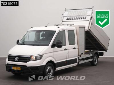 Volkswagen Crafter 140pk Kipper Dubbel Cabine met Kist Trekhaak Airco Cruise Camera Standkachel APK 03-2027 Eu vendida por BAS World B.V.