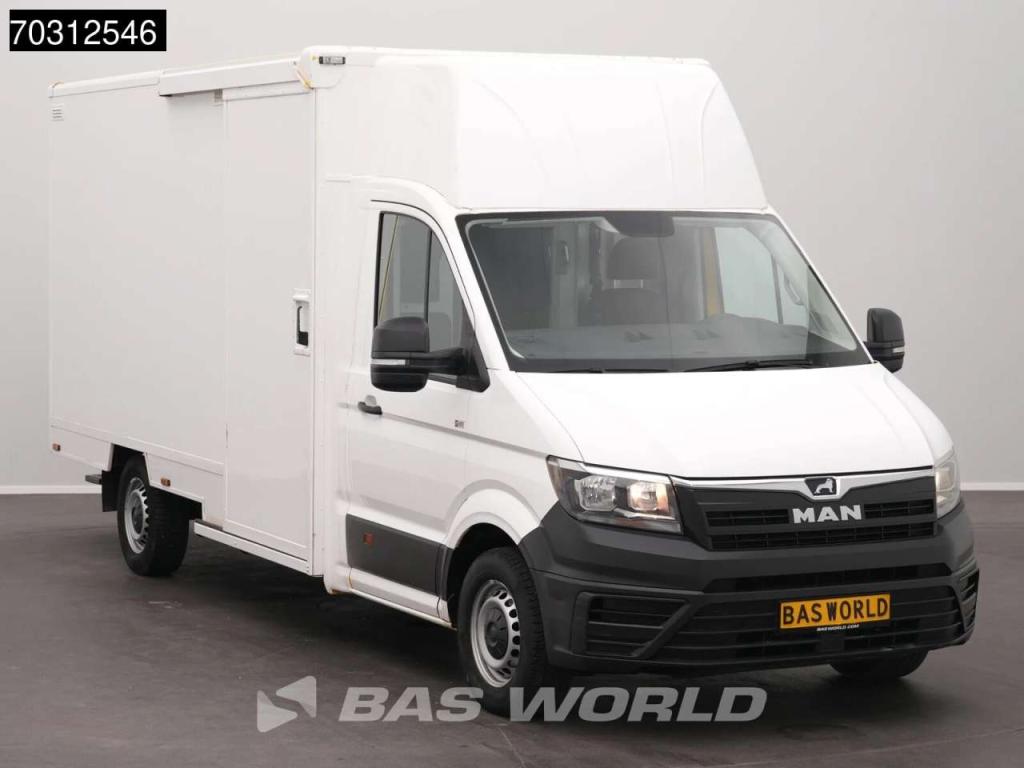 Man TGE 3.100 433cm Bakwagen Achterdeuren Zijdeur Camera Euro6 Meubelbak Koffer Verkoopwagen Pakketwage Foto 6