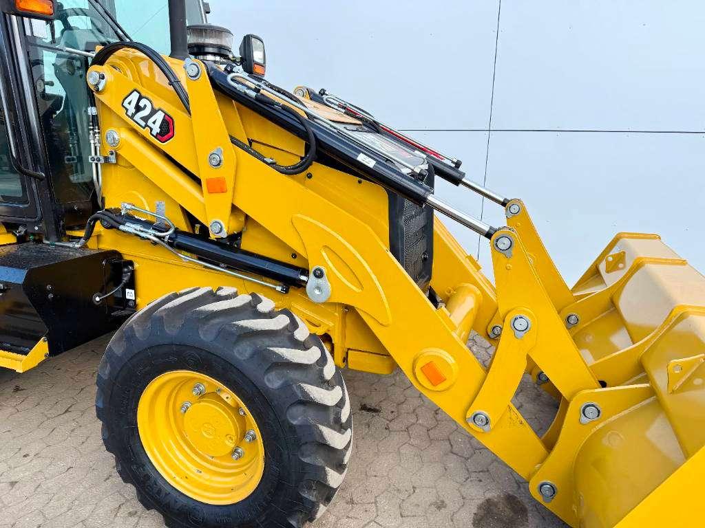 Caterpillar 424 4WD - Hammer Lines / Airco Foto 15