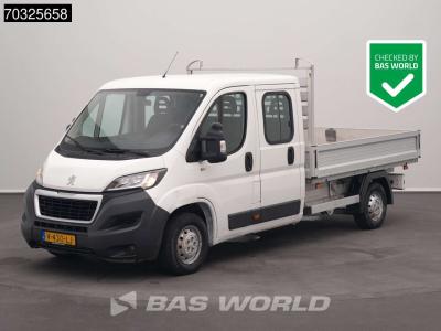Peugeot Boxer 130pk Dubbel Cabine Open Laadbak Airco Trekhaak Euro6 Pritsche Pickup A/C Towbar vendida por BAS World B.V.