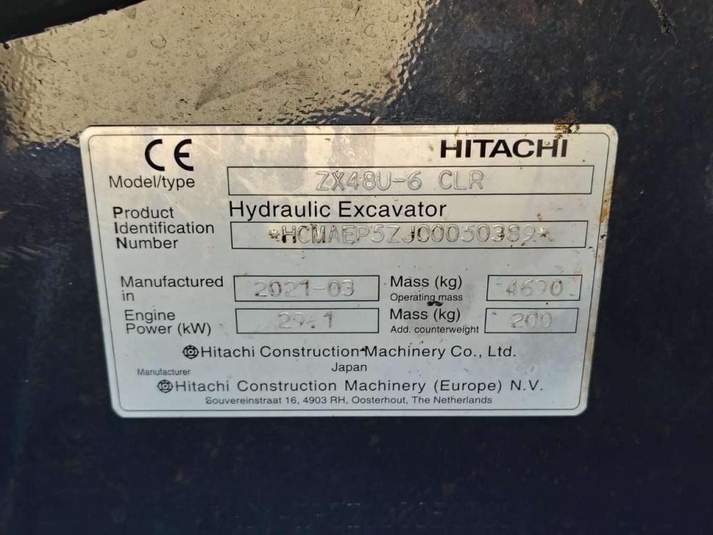 Hitachi ZX 48U-6 CLR Foto 24