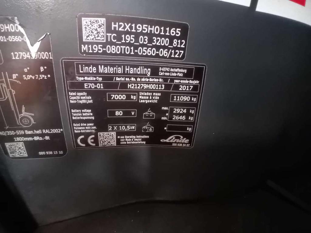 Linde E70-01 Foto 6
