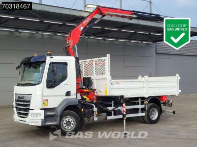 Daf XB 260 4X2 FASSI F110B.0.22 Active Kran Crane 6m3 tipper Automatic ACC Euro 6 vendida por BAS World B.V.