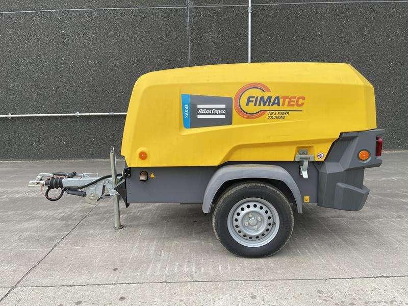 Atlas Copco XAS 68 KD - N WHEELS W.B. DIN EYE Foto 1