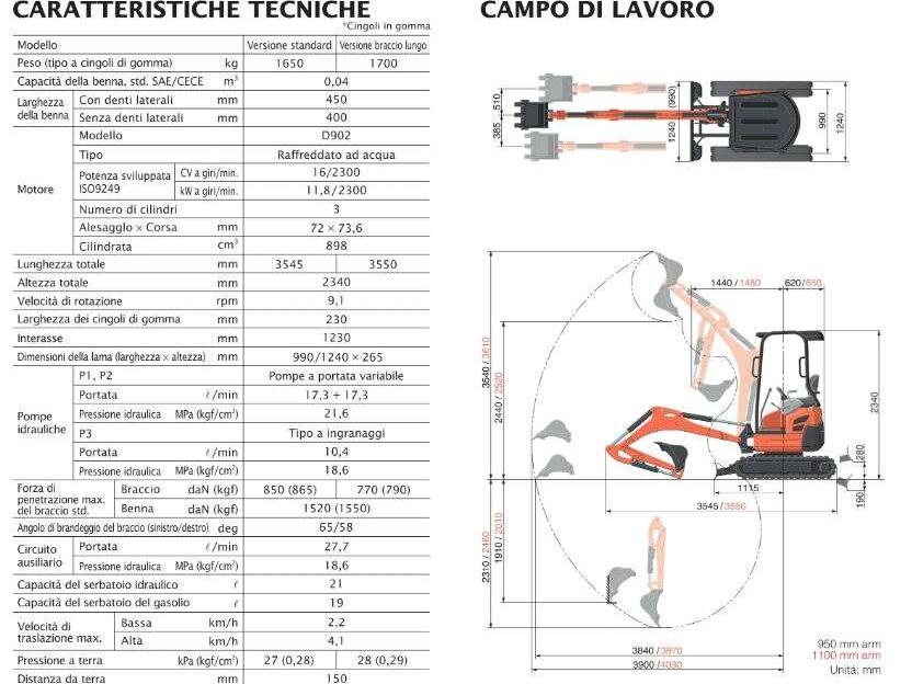 Kubota U17-3A Foto 23