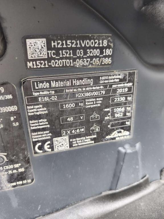 Linde E16L-02 Foto 7