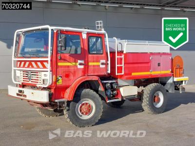 Renault M 180 4X4 4x4 Fire Truck Camiva CCFM 180 Full Steel Manual Firetruck Brandweerwagen vendida por BAS World B.V.
