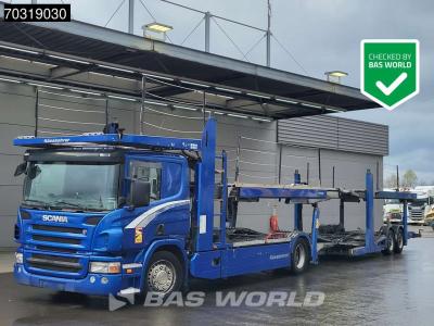 Scania P420 4X2 Kassbohrer Car transporter combi Full Air suspension Automatic Euro 3 vendida por BAS World B.V.