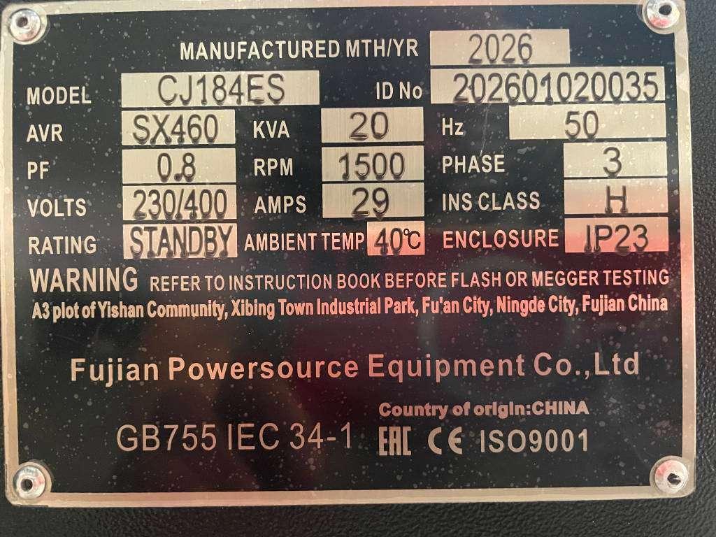 DPX CJ184ES -  20 kVA Alternator - DPX-33901 Foto 7