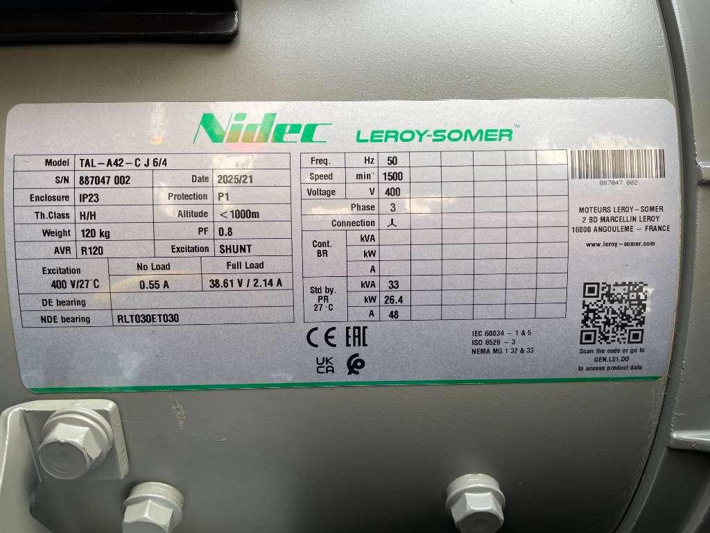Perkins 1103A-33 - 33 kVA Generator - DPX-19802 Foto 17