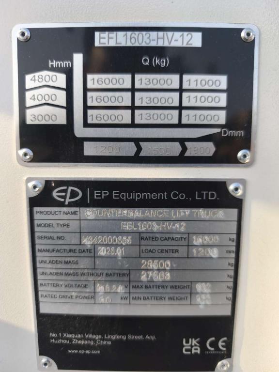 EP Equipment EFL1603-HV-12 Foto 7