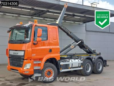 Daf CF 460 6X4 25Tons AJK containersystem Steelsuspension Big-Axle Automatic Euro 6 vendida por BAS World B.V.