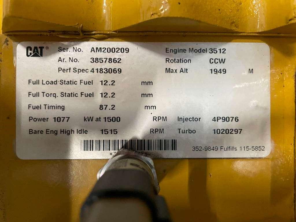 Caterpillar 3512 - 1250 kVA Used Generator - DPX-12661 Foto 12