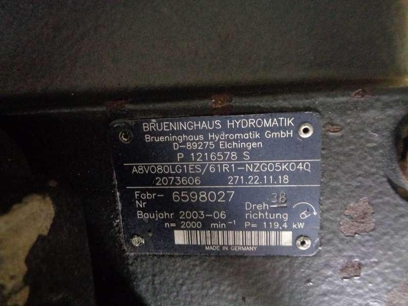 Bomba hidráulica para Rexroth A8VO80LG1ES Foto 2