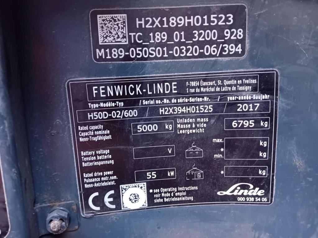 Linde H50D-02/600 Foto 7