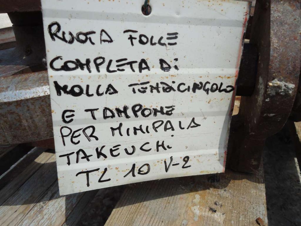 Rueda guía para Takeuchi TL10V-2 Foto 5