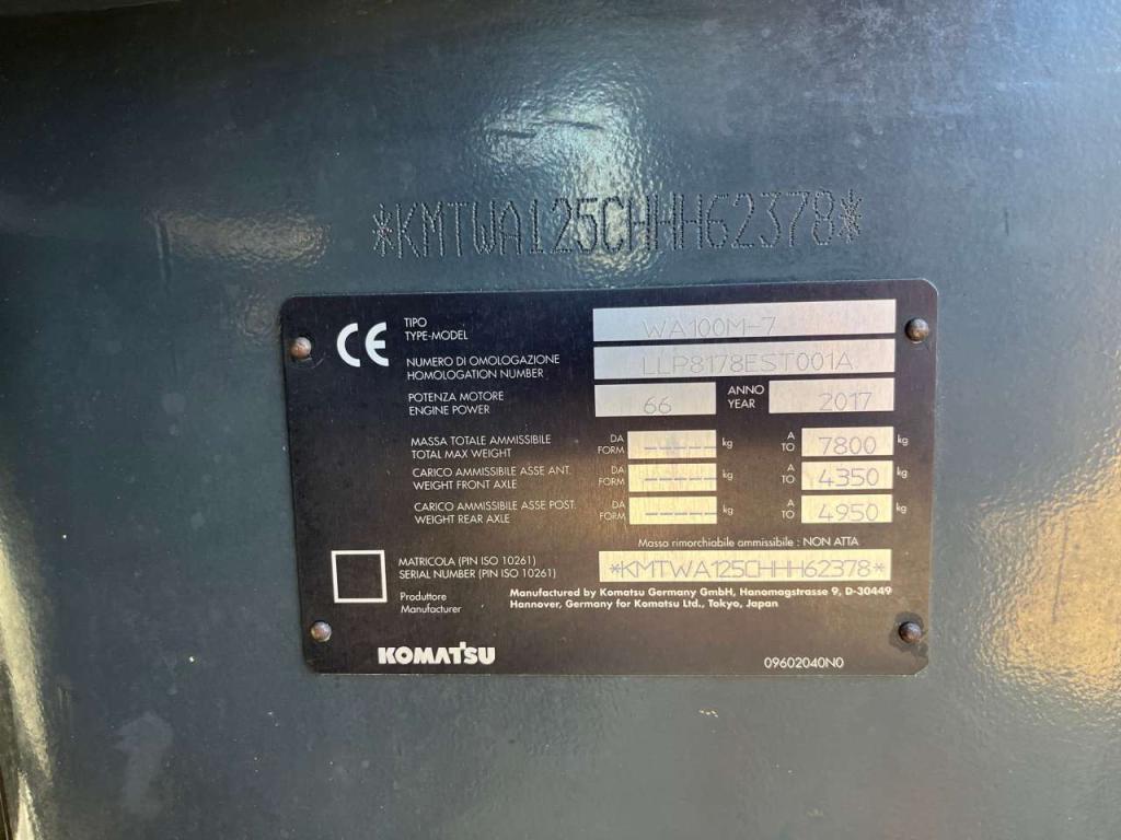 Komatsu WA100M-7 Foto 15