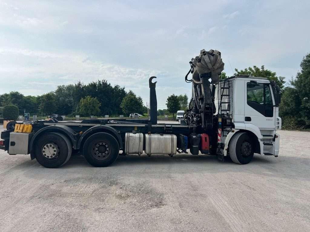 Iveco STRALIS 450 SCARRABILE USATO CON GRU Foto 6