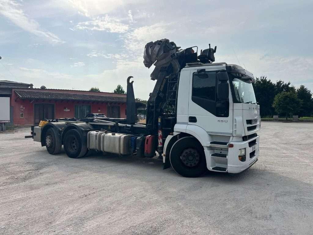 Iveco STRALIS 450 SCARRABILE USATO CON GRU Foto 7