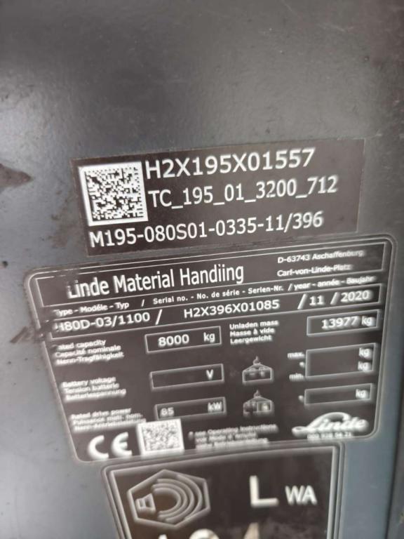 Linde H80D-03/1100 Foto 7