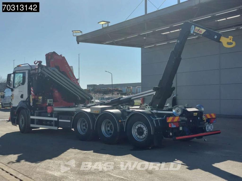 Man TGS 35.480 TGS 8X4 NEW! FASSI F275A Crane + HYVA 26-60 Hooklift Euro 6 Foto 12