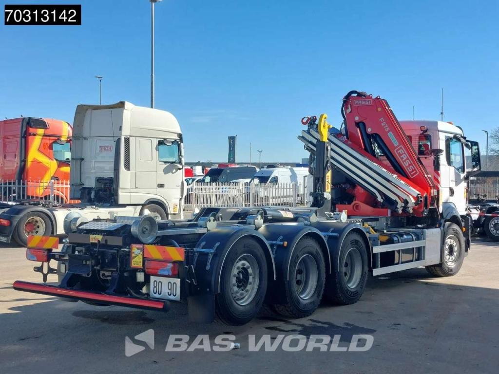 Man TGS 35.480 TGS 8X4 NEW! FASSI F275A Crane + HYVA 26-60 Hooklift Euro 6 Foto 18