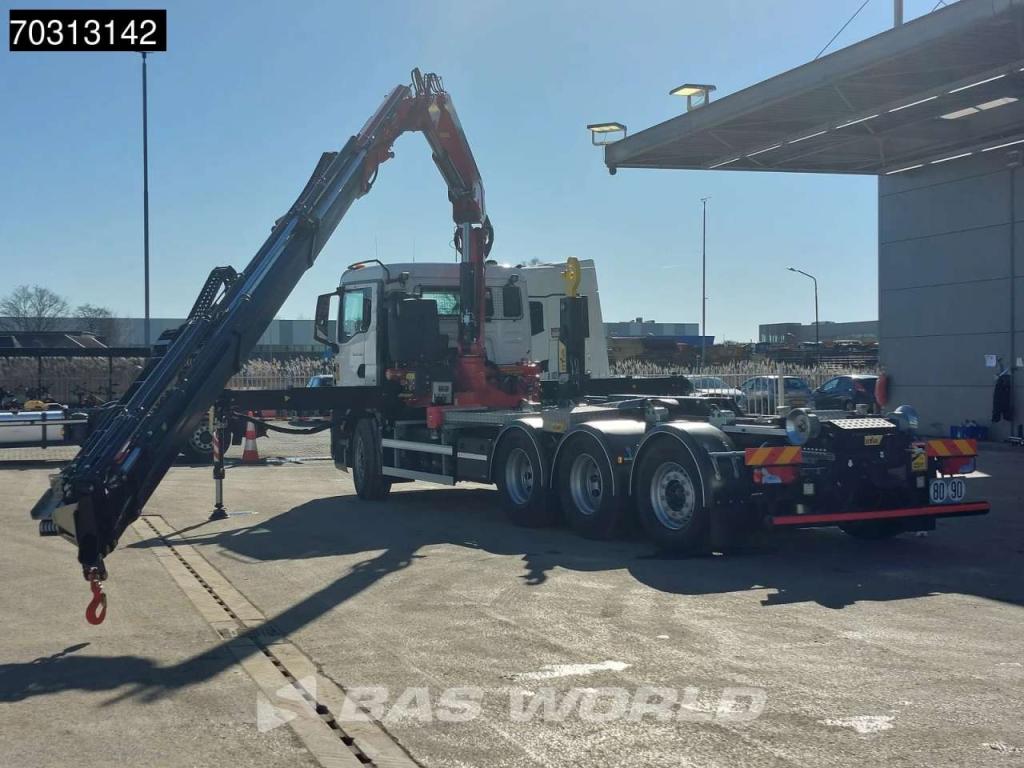 Man TGS 35.480 TGS 8X4 NEW! FASSI F275A Crane + HYVA 26-60 Hooklift Euro 6 Foto 5