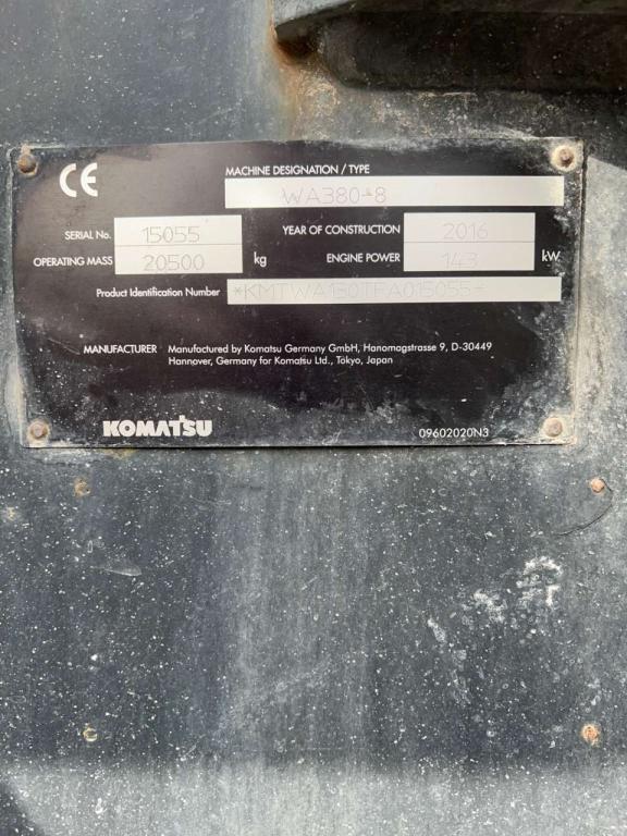 Komatsu WA380-8 Foto 11