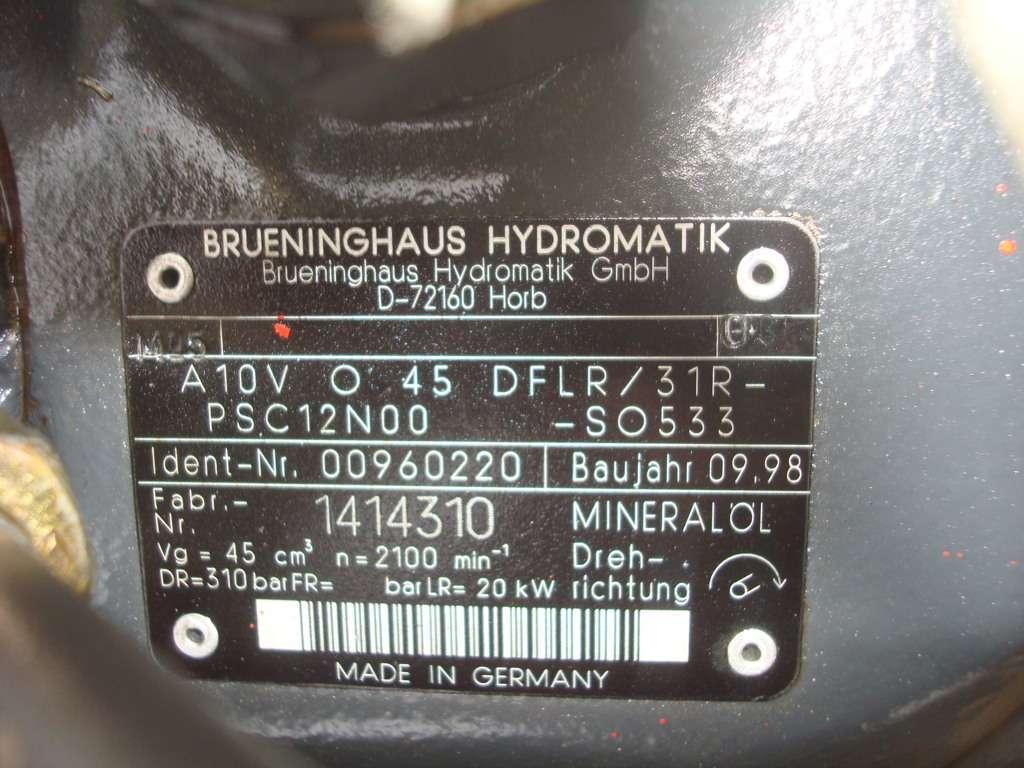 Bomba hidráulica para Fiat Hitachi 150W3 Foto 6