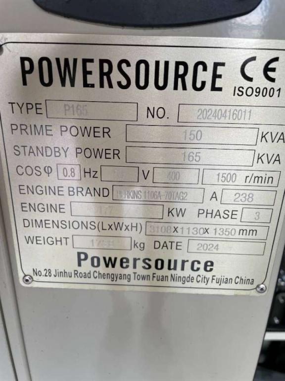 Perkins 1106A-70TA - 165 kVA Used Genset - DPX-12638 Foto 6