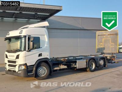 Scania P500 P 6X2 Full Air Zepro 2500kg Ladebordwand Lift-Lenk Asche Retarder Automatic vendida por BAS World B.V.