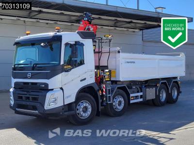 Volvo FMX 420 FMX 8X4 NEW RHD! Fassi F145Z.0.22 E-ACTIVE Crane 13m3 KH-Kipper VEB+ Euro 6 vendida por BAS World B.V.
