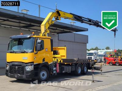 Renault C 440 6X2 HYVA 50T/M Crane 6 Extensions Lift+Steering Axle Euro 6 vendida por BAS World B.V.