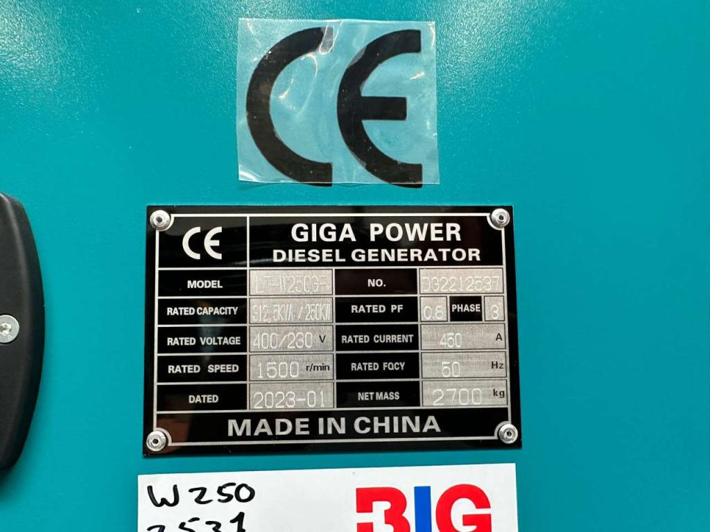 Giga Power LT-W250GF 312.5KVA silent set Foto 10