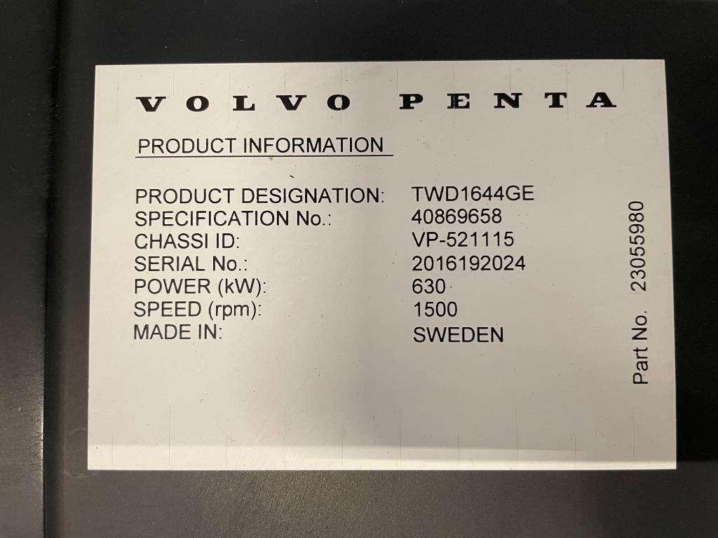 Volvo TWD1644GE - 715 kVA Generator - DPX-18884.1-O Foto 10