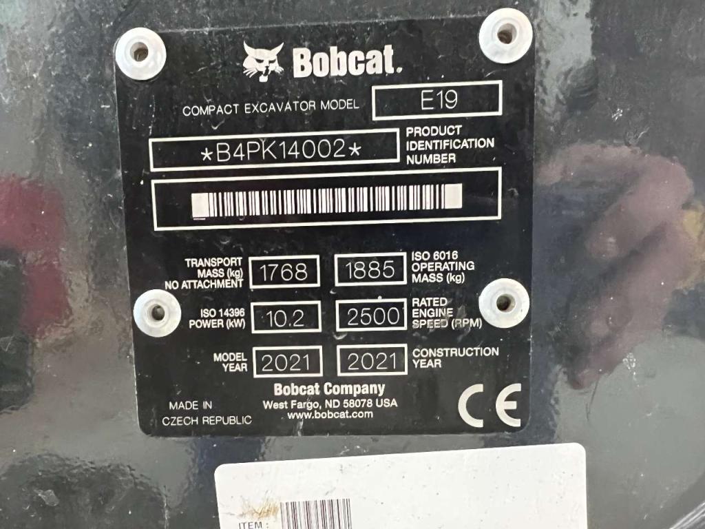 Bobcat E19 Foto 12