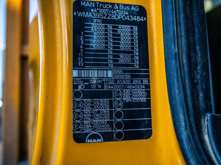 Man TGS 41.400 BB+E5 - 8X4 Foto 11
