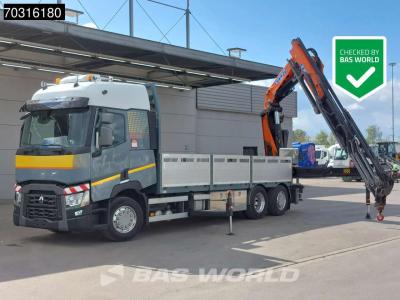 Renault T 460 6X2 EFFER 395/5S + JIB 4S Crane Kran Full Air Suspension Retarder Euro 6 vendida por BAS World B.V.