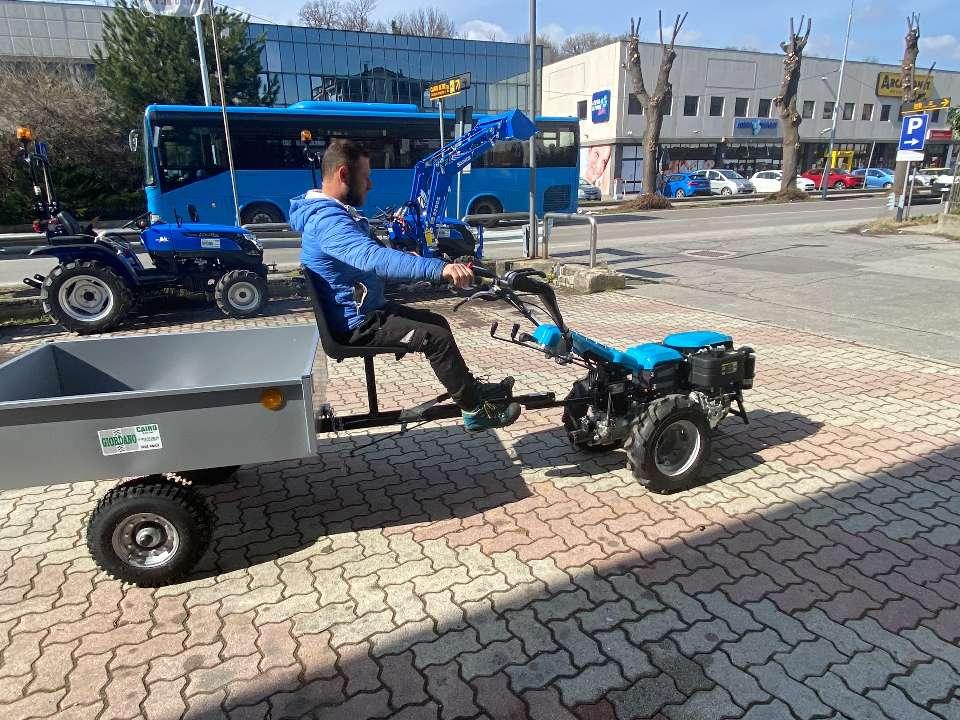 Bertolini 413 S DIESEL - RIMORCHIO RIBALTABILE - AVVIAMENTO ELETTRICO Foto 2