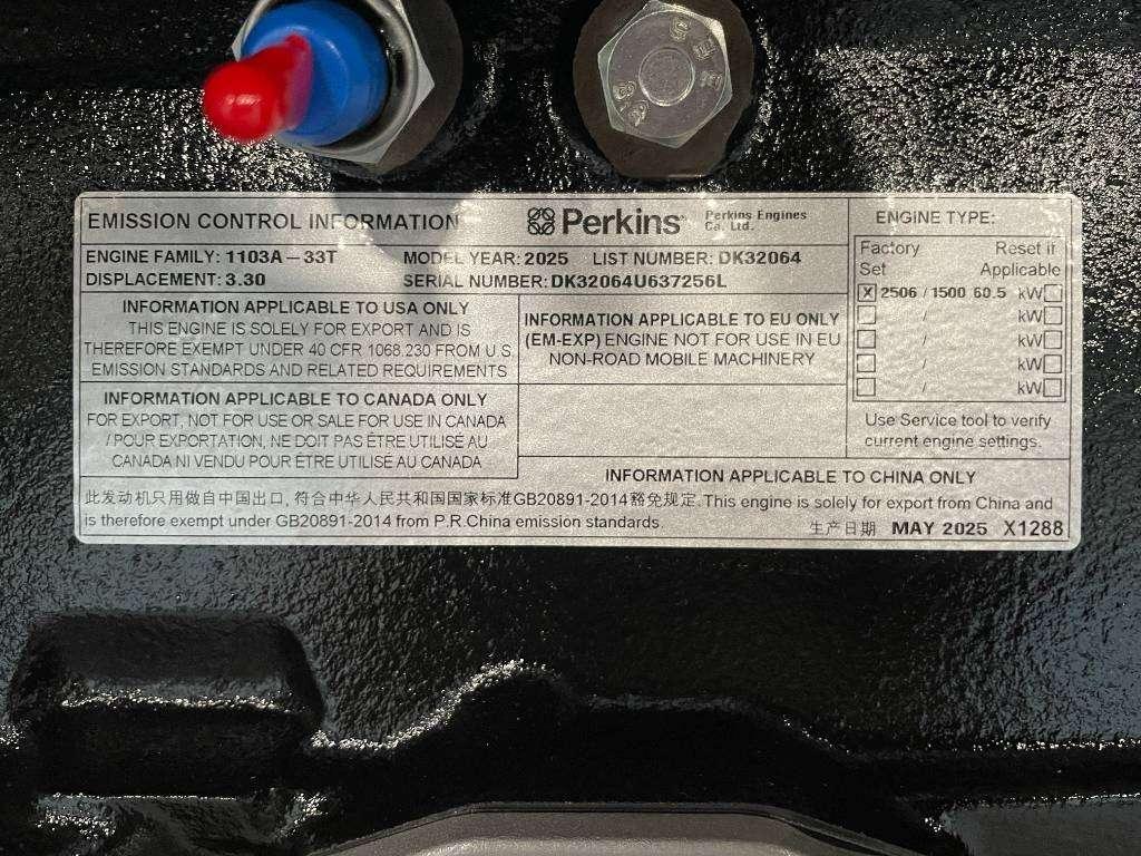 Perkins 1103A-33TG2 - Diesel Engine -New Foto 8