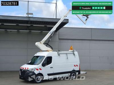 Renault Master 145PK Hoogwerker 12m Werkhoogte L2H2 Trekhaak Airco Cruise Camera Euro6 L2 Hubarbeitsbuhne A vendida por BAS World B.V.