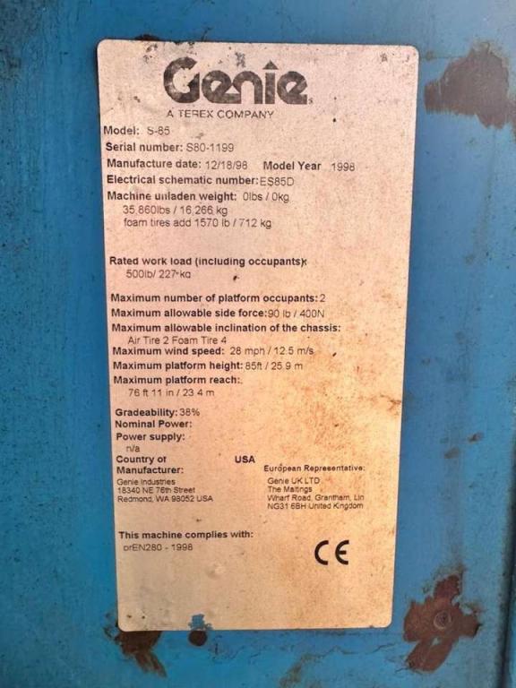 Genie S85 Foto 5