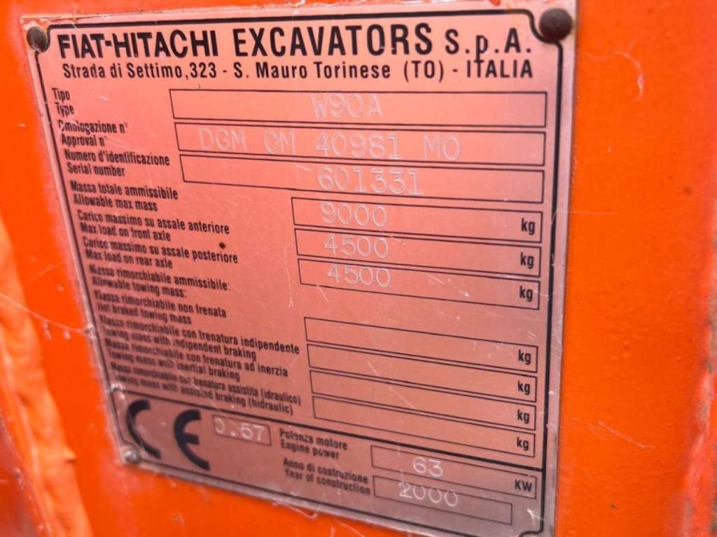 Fiat Hitachi W90A Foto 6