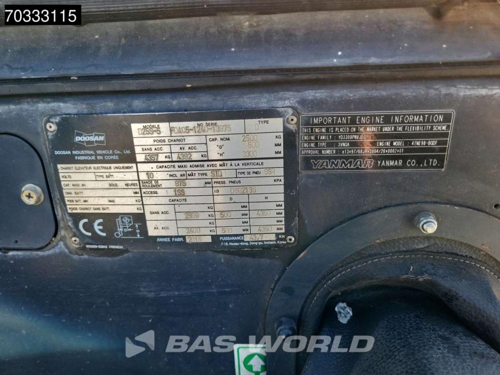 Doosan D25S -5 MISSING Engine & Seat Foto 25