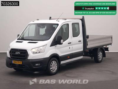 Ford Transit 130pk Dubbel Cabine Open Laadbak Trekhaak Navi Airco Cruise Camera Euro6 DC Doka Prische Pi vendida por BAS World B.V.