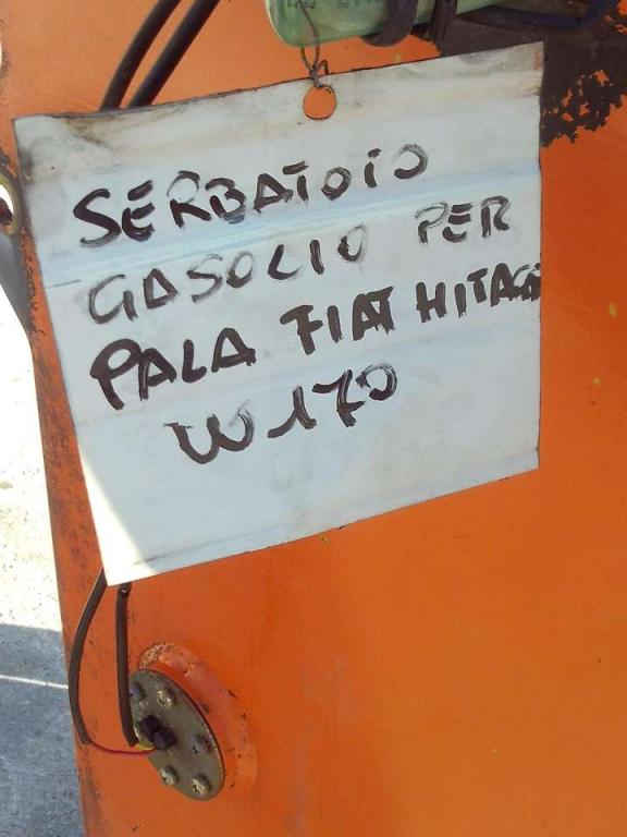 Depósito para gasóleo para Fiat Hitachi W170 Foto 5