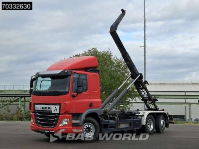 Daf CF 450 6X2 Meiller RS 2170 Abrollkipper Lift-Lenkasche Manual Euro 6 vendida por BAS World B.V.